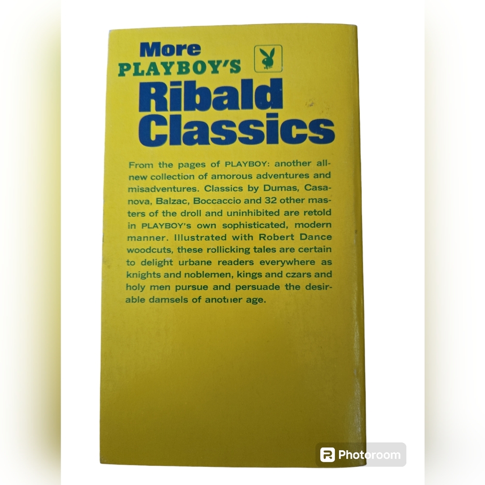 2 Vintage PLAYBOY paperback books Ribald Classics & More Ribald Classics - Picture 3 of 8